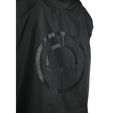 Impermeable largo Montar MoRianne logotipo negro Impermeable largo Montar MoRianne logotipo negro