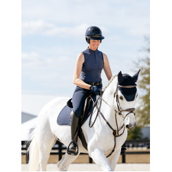 Capa base LeMieux Maria de malla sin mangas Azul atardecer Capa base LeMieux Maria de malla sin mangas Azul atardecer