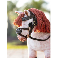 Cabezada con muserola cruzada LeMieux Toy Pony Castaño Marr&amp;amp;amp;oacute;n