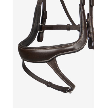 Brida con muserola dividida Arika LeMieux Castaño Marrón Brida con muserola dividida Arika LeMieux Castaño Marrón
