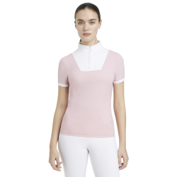 Camisa de concurso LeMieux plisada Sophia de manga corta