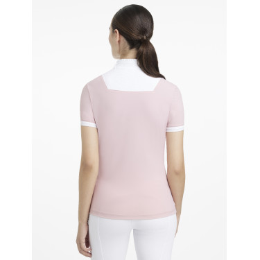 Camisa de concurso LeMieux plisada Sophia de manga corta Camisa de concurso LeMieux plisada Sophia de manga corta