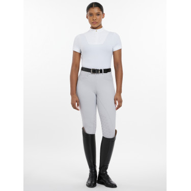 Camisa de concurso LeMieux Sophia de manga corta Blanco