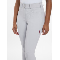 Pantalon d'équitation à basanes silicone Imogen Gris claro