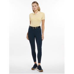 Pantalon d'équitation à basanes silicone Imogen Marino Azul marino