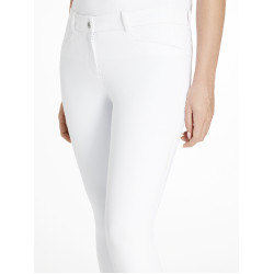 Pantalon d'équitation à basanes silicone Imogen Blanco Pantalon d'équitation à basanes silicone Imogen Blanco