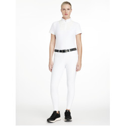 Pantalon d'équitation à basanes silicone Imogen Blanco Pantalon d'équitation à basanes silicone Imogen Blanco