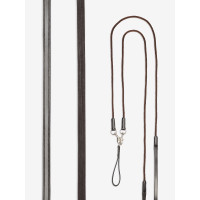 Rênes allemandes LeMieux en cuir Castaño Marrón