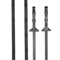 Rênes caoutchouc LeMieux Ergo Grip Negro