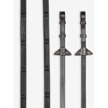 Rênes caoutchouc LeMieux Ergo Grip