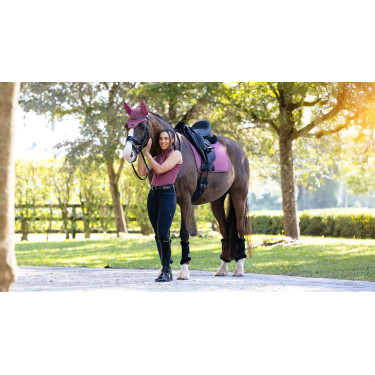 Tapis de dressage LeMieux Essence Square Palisandro Rosa Tapis de dressage LeMieux Essence Square Palisandro Rosa