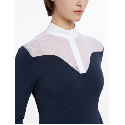 Polo de concurso LeMieux Emily de manga larga Marino Azul marino Polo de concurso LeMieux Emily de manga larga Marino Azul marino