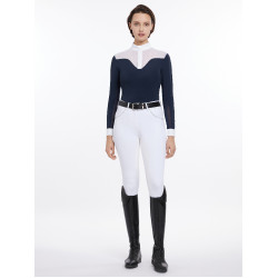 Polo de concurso LeMieux Emily de manga larga Marino Azul marino Polo de concurso LeMieux Emily de manga larga Marino Azul marino