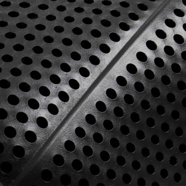 Acavallo Classic Gel y Salvacruz de piel de oveja Negro / lana marrón