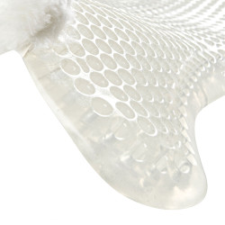 Salvadorsi con lana elevación delantera Transparente / borrego blanco