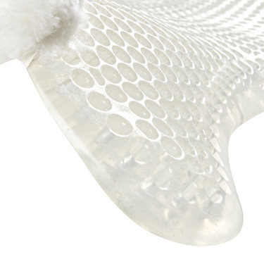 Salvadorsi con lana elevación delantera Transparente / borrego blanco