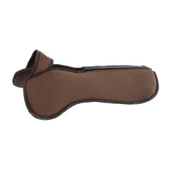 Amortiguador con bolsillos configurables y alzadores delanteros y traseros Piuma WFS en ante Acavallo Castaño Marr&oacut Amortiguador con bolsillos configurables y alzadores delanteros y traseros Piuma WFS en ante Acavallo Castaño Marr&oacut