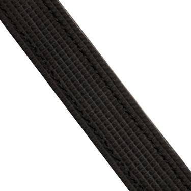 Cabezada Acavallo Parnaso Cuero Doble Riendas Negro / blanco