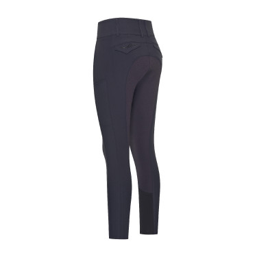 Pantalón de equitación Euro-Star Aurelia Connect FullGrip mujer Noche Azul marino