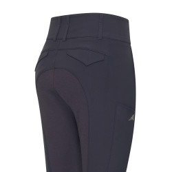 Pantalón de equitación Euro-Star Aurelia Connect FullGrip mujer Noche Azul marino