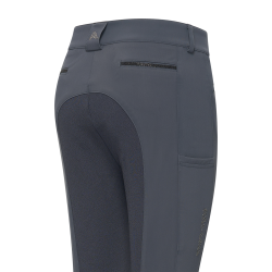 Pantalón de equitación Euro-Star Arista Connect Full Grip para mujer Imán Gris