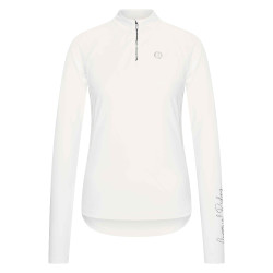 Polo de manga larga Imperial Riding Parla para mujer Blanco Polo de manga larga Imperial Riding Parla para mujer Blanco
