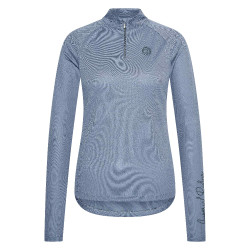 Polo de manga larga Imperial Riding Parla para mujer Piedra de luna Naranja