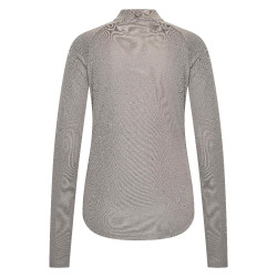 Polo de manga larga Imperial Riding Parla para mujer Carbón vegetal Gris