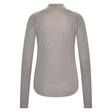 Polo de manga larga Imperial Riding Parla para mujer Carbón vegetal Gris
