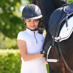 Top Imperial Riding Arly niño Blanco