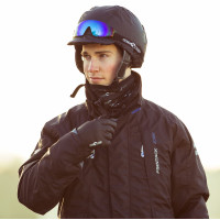 Cubierta de cuello ligero de verano Finn-Tack Pro Negro Cubierta de cuello ligero de verano Finn-Tack Pro Negro