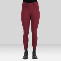 Leggings de equitación Euro-Star Enforce FullGrip Amarena Rojo