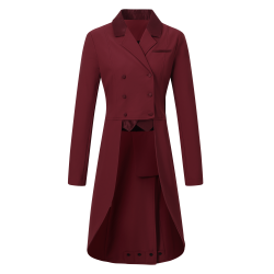 Frac largo Euro-Star Helena Amarena Rojo