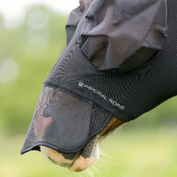 Máscara anti-moscas con nariz Imperial Riding Trail ride Negro