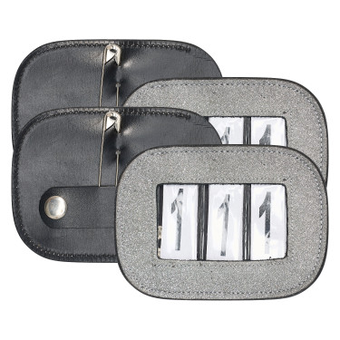 Número de la competición HV Polo Gloria square por 2 Plateado Gris