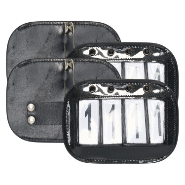 Número de la competición Imperial Riding Square por 2 Negro brillante