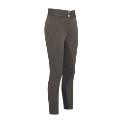 Pantalón de equitación HV Polo Cleo FullGrip Madera Beige