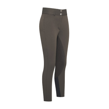 Pantalón de equitación HV Polo Cleo FullGrip Madera Beige