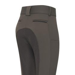 Pantalón de equitación HV Polo Cleo FullGrip Madera Beige