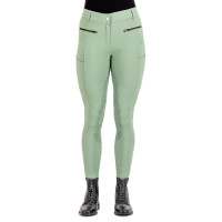 Pantalón de equitación HV Polo Favourite Sporty FullGrip Verdor Verde Pantalón de equitación HV Polo Favourite Sporty FullGrip Verdor Verde