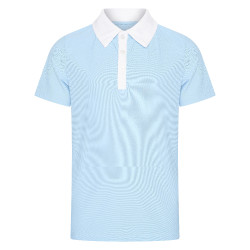 Camiseta polo HV Polo Robby Niños Azúl claro