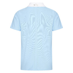 Camiseta polo HV Polo Robby Niños Azúl claro