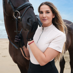 Tech top HV Polo Maureen Cachemira Blanco