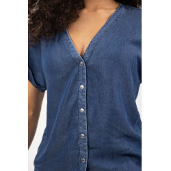 Blusa Harcour Shaina Marino Azul marino
