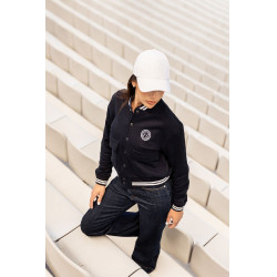 Bomber Suéter Harcour Agathe Marino Azul marino