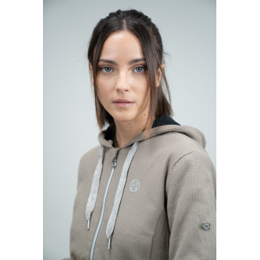 Sudadera con capucha Harcour Swai Gris pardo Marrón
