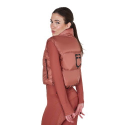 Chaleco corto con cremallera para mujer Equestro Secuoya