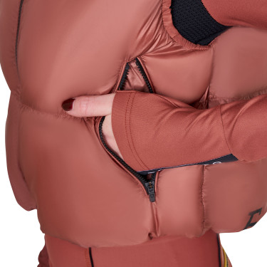 Chaleco corto con cremallera para mujer Equestro Secuoya