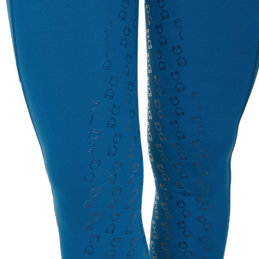 Leggings ajustados para mujer con grip completo Classic Equestro Azul coral