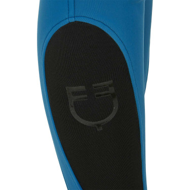 Pantalón ajustado con grip para mujer con logo Zenda Equestro Azul coral Pantalón ajustado con grip para mujer con logo Zenda Equestro Azul coral